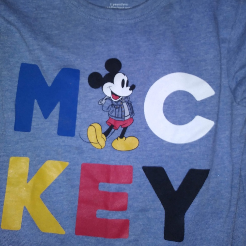 Baby Gap Disney MICKEY Mouse Long Sleeve Shirt - Picture 2 of 3
